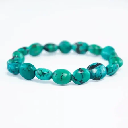 Turquoise Tumble Beads Bracelet