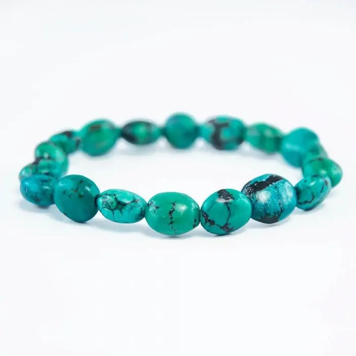 Turquoise Tumble Beads Bracelet