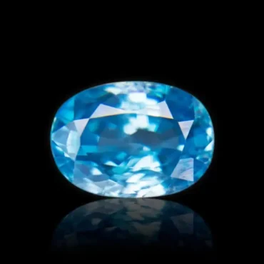 Blue Zircon - 6.45 Carat