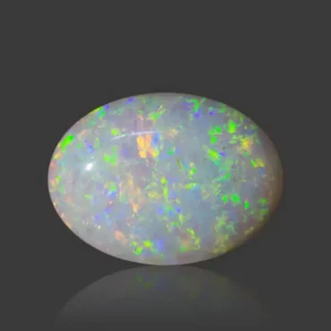 White Opal With Fire - 11.07 Carat