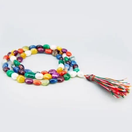 Navratna Beads String (Mala) - 24 Inches
