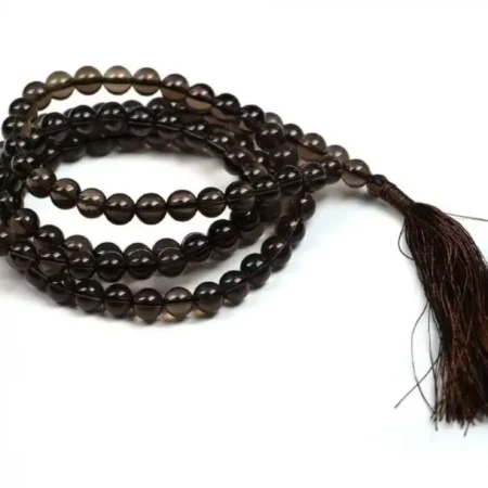 Smoky Quartz Beads Mala